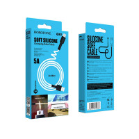 Кабель BOROFONE BX31 Soft silicone charging data cable for Micro White (Цвет Білий) - фото № 2