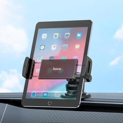 Тримач для мобільного HOCO CA120 Prospering center console car holder for tablets Black - изображение 7