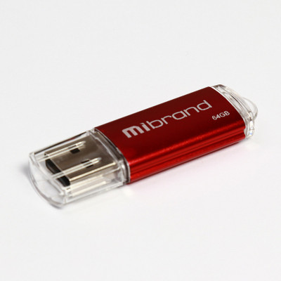 Flash Mibrand USB 2.0 Cougar 64Gb Red - зображення 1