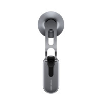 Автотримач для телефона Baseus T-Space Series Folding Metal Car Mount Magnetic Phone Holder Frost Silver (Цвет Silver) - фото № 3