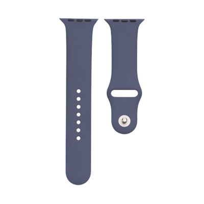 Ремінець для годинника Apple Watch Silicone Classic 38/40/41mm 46.Lavender Grey - зображення 1