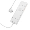 Мережевий подовжувач HOCO  AC14A Rico 5-position socket(PD30W/1C3A) White (7068)- № 4