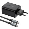 Мережевий зарядний пристрій ACEFAST A17 65W GaN multi-function HUB charger set Black (7073)- № 3