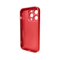 Чохол для смартфона AG Glass Matt Frame Color Logo for Apple iPhone 15 Pro Coke Red (Цвет Coke Red) - фото № 2