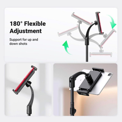 Тримач для мобільного UGREEN LP585 Tablet and Phone Tripod Stand (UGR-15647) - зображення 6