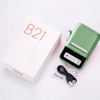 Термопринтер для друку наклейок NIIMBOT B21S Green (1AC19031602) (Цвет Зелёный) - фото № 2