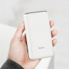 Зовнішній акумулятор HOCO Q1A Kraft fully compatible power bank(20000mAh) White - изображение 4