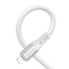 Кабель BOROFONE BX88 Solid PD silicone charging data cable for iP White (BX88LPW) - зображення 3