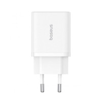 Мережевий зарядний пристрій Baseus Cube Fast Charger C+U 30W EU Moon White (Цвет Moon White) - фото № 3