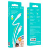 Кабель BOROFONE BX66 Wide way silicone charging data cable for Micro White (7068)- № 4