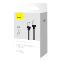 Кабель Baseus CoolPlay Series Fast Charging Cable Type-C to Type-C 100W 1m Black (Цвет Black) - фото № 2