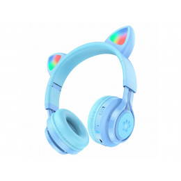 Навушники HOCO W39 Cat ear kids BT headphones Blue