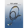 Кабель-подовжувач Vention USB 3.0 A Male to A Male  Cable 1M Black PVC Type (CONBF) (7073)- № 2