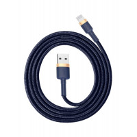 Кабель Baseus cafule Cable USB For iP 2.4A 1m Gold+Blue (Цвет Синий), Атикул k7560 |  купить на VILKI.NET - фото № 1