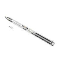 Стилус HOCO GM110 Transparent Explore Series active pad dedicated capacitive pen transparent black  - фото № 2