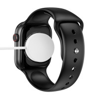 Бездротовий зарядний пристрій для смарт-годинника BOROFONE BD6 Smart sports watch charging cable White (Цвет 7068) - фото № 3
