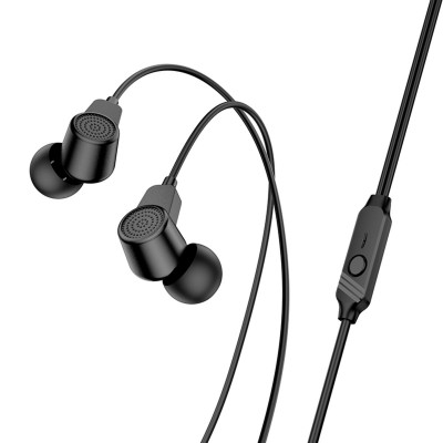 Навушники BOROFONE BM64 Goalant universal earphones with mic Black - изображение 3