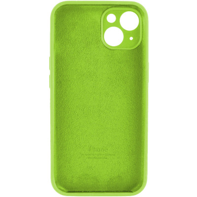 Чохол для смартфона Silicone Full Case AA Camera Protect for Apple iPhone 14 24,Shiny Green - изображение 2