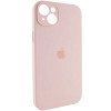 Чохол для смартфона Silicone Full Case AA Camera Protect for Apple iPhone 15 15,Pink Sand (Pink Sand)- № 2