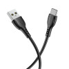 Кабель BOROFONE BX51 Triumph Type-C 1m 3A Black (7073)- № 2