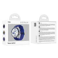 Смарт-годинник HOCO Y24 AMOLED Smart sports watch (call version) Silver (Цвет Silver) - фото № 2