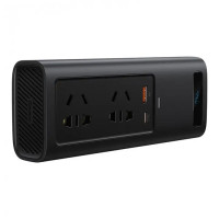 Автомобільний інвертор Baseus In-car Inverter 150W (220V CN/EU) Black (Цвет Черный) - фото № 4
