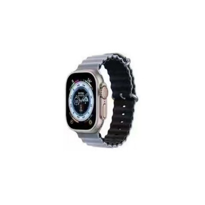 Ремінець для годинника Apple Watch Ocean two-tone 42/44/45/49mm 36.Obsidian-Black (Ocean42-36.Obsidian-Black) - зображення 1