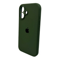 Чохол для смартфона Silicone Full Case AA Camera Protect for Apple iPhone 16 46,Pine Green (Колір Pine Green) - фото № 5