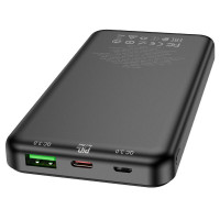 Зовнішній акумулятор HOCO J87 Tacker PD20W+QC3.0 power bank(10000mAh) Black (Цвет Черный) - фото № 3