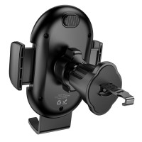 Автотримач для телефона BOROFONE BH133 Rio push-type car holder (air outlet) Black (Колір Black) - фото № 5