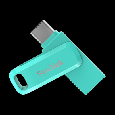 Flash SanDisk USB 3.1 Ultra Dual Drive Go USB Type-C 128Gb Green - зображення 1