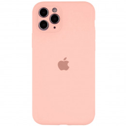Чохол для смартфона Silicone Full Case AA Camera Protect for Apple iPhone 11 Pro Max кругл 37,Grapefruit
