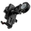 Велотримач для телефона HOCO CA73 Flying one-touch bicycle and motorcycle universal holder Black＆Red (Black-Red)- № 3
