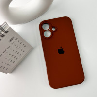 Чохол для смартфона Silicone Full Case AA Camera Protect for Apple iPhone 16 42,Saddle Brown (Колір Saddle-Brown) - фото № 6