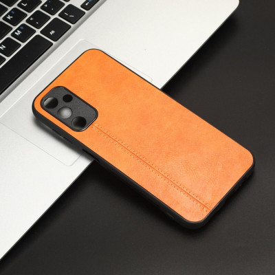 Чохол для смартфона Cosmiс Leather Case for Samsung Galaxy A24 4G Orange (CoLeathSA24Orange) - зображення 6