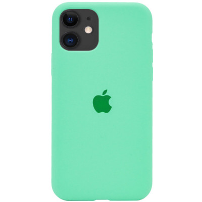 Чохол для смартфона Silicone Full Case AA Open Cam for Apple iPhone 11 кругл 30,Spearmint - изображение 1