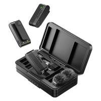 Бездротова мікрофонна система Ulanzi Vijim A100 Wireless Lavalier Microphone Type C (UV-A014A A100) (Колір Black) - фото № 2