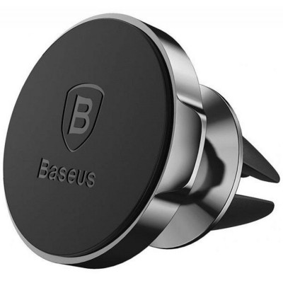 Тримач для мобiльного Baseus Small Ears Magnetic Air Outlet Type Black (SUER-A01) - изображение 1
