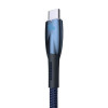 Кабель Baseus Glimmer Series Fast Charging Data Cable USB to Type-C 100W 1m Blue (Синий)- № 4