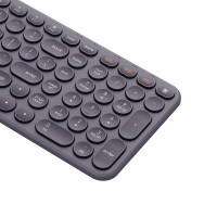 Клавіатура Baseus K01B Wireless Tri-Mode Keyboard Frosted Gray  - фото № 5