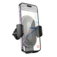 Автотримач для телефона BOROFONE BH133 Rio push-type car holder (air outlet) Black (Колір Black) - фото № 6