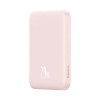 Зовнішній акумулятор Baseus Magnetic Wireless Charging Power bank 6000mAh 20W With Cable Pink - изображение 4