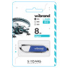 Флеш-накопичувач Wibrand USB 2.0 Aligator 8Gb Blue (Голубой)- № 2