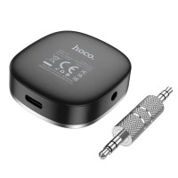 Bluetooth-ресивер HOCO E80 Travel car AUX BT receiver Black  - фото № 5