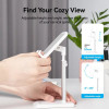 Тримач для телефона Height Adjustable Desktop Cell Phone Stand White Aluminum Alloy Type (KCQW0) (White)- № 2