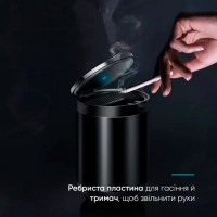 Попільничка Baseus Premium Car Ashtray Black  - фото № 6