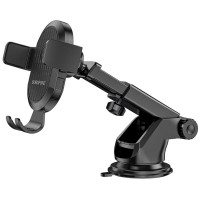 Автотримач для телефона BOROFONE BH39 Amazing bay one touch center console car holder Black (Колір Черный) - фото № 4