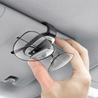 Автомобільний тримач для окулярів Baseus Platinum Vehicle eyewear clip（clamping type）Silver  - фото № 6