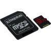 microSDXC (UHS-1 U3) Kingston Canvas React 128Gb class 10 (R100MB/s, W80MB/s) (adapter SD)