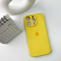 Чохол для смартфона Silicone Full Case AA Camera Protect for Apple iPhone 16 Pro 4,Yellow (Колір 30797) - фото № 6